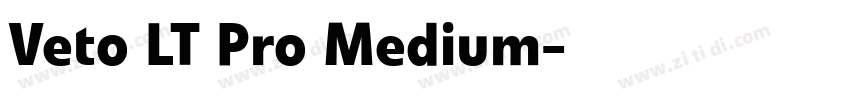 Veto LT Pro Medium字体转换